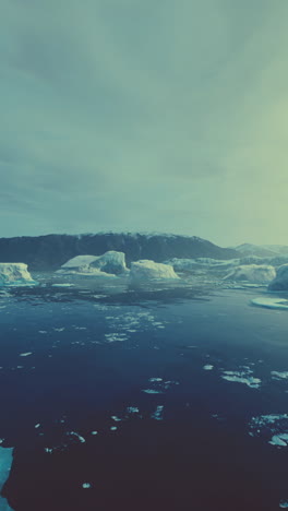 iceberg in the southern coast of greenland