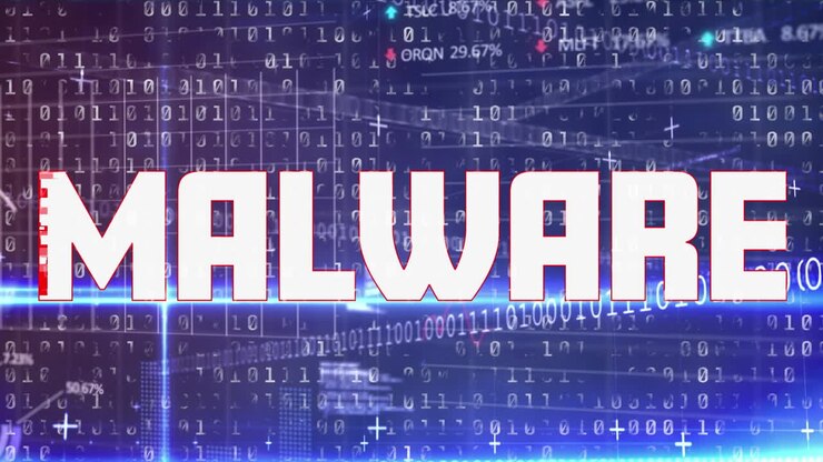 Malware text against data processing