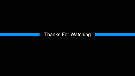 thanks for watching graphic animation templet