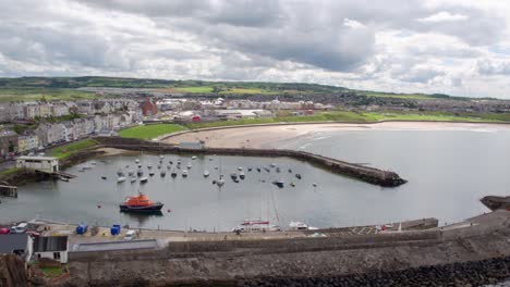 portrush town on the causeway coastal route, northern ireland