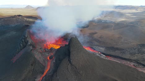 Iceland-Fagradalsfjall-Volcano-Eruption-Aerial-Drone