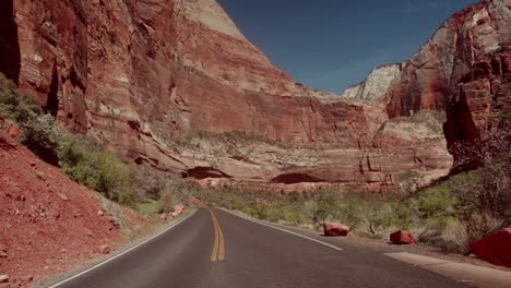 road trip through zion national park