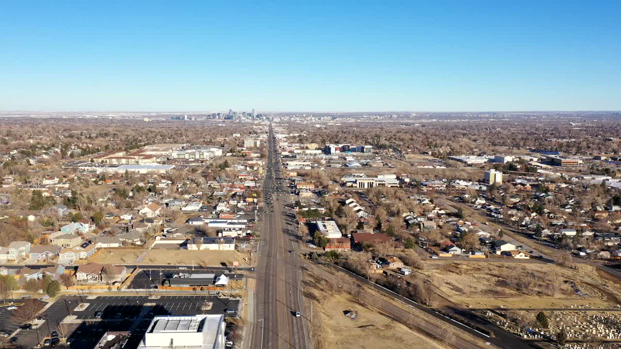 colfax blvd를 따라 교통