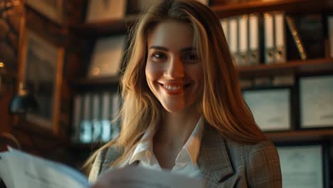 professional woman in business setting