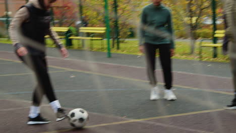 women playing soccer