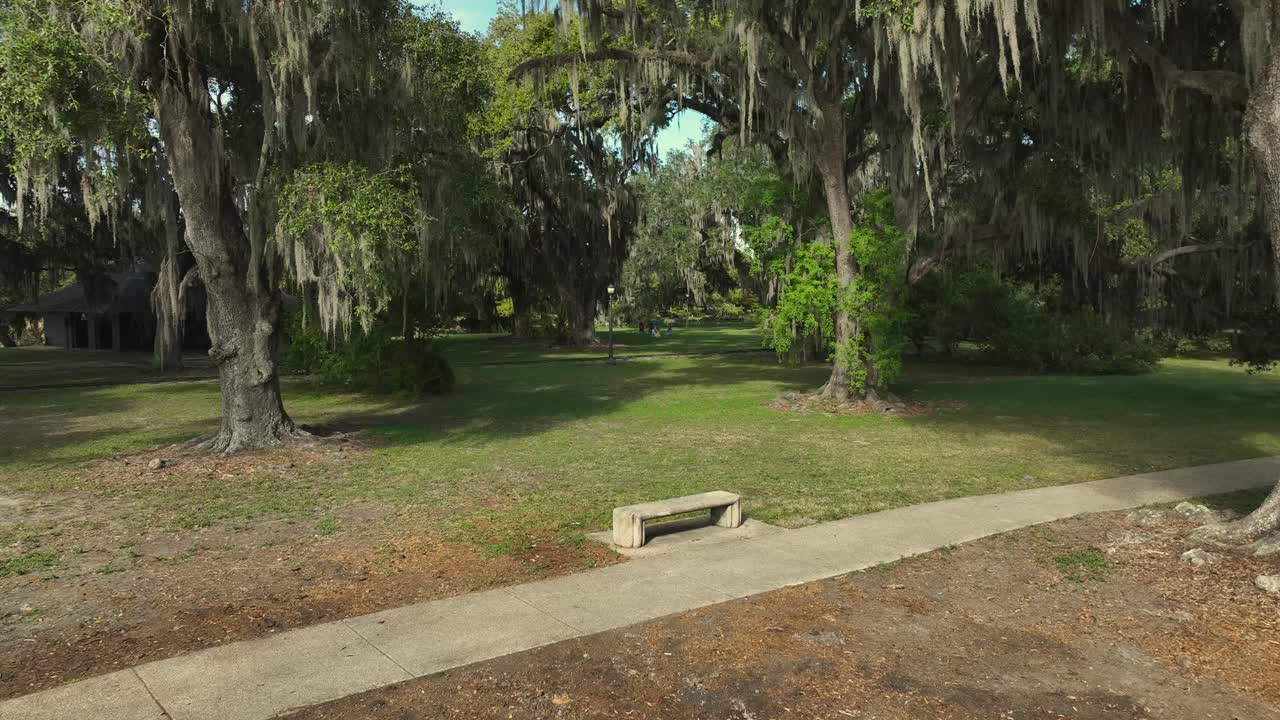 droning city park en nueva orleans, luisiana