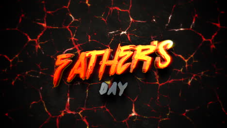 Fathers-Day-text-on-broken-wall-with-fire