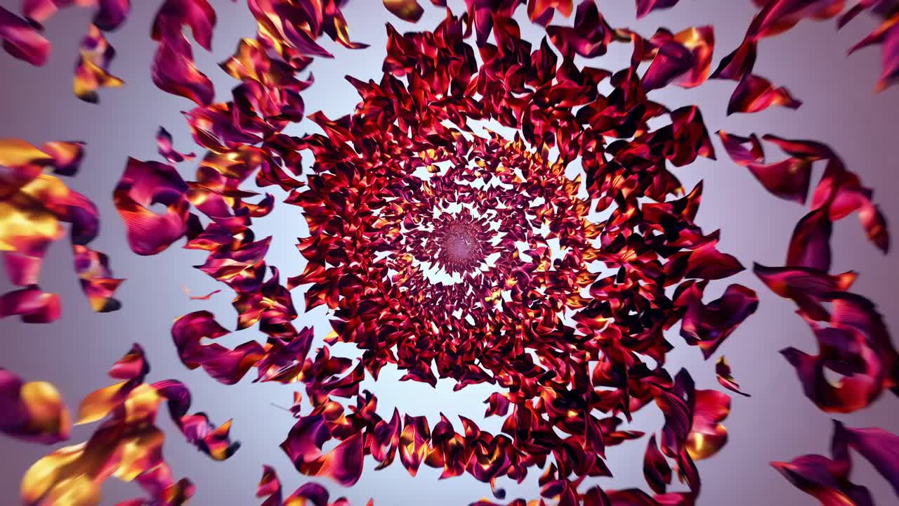 Abstract Floral Vortex