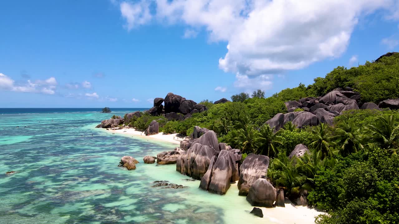 Seychelles La Digue Rocks Aerial Drone35.mp4