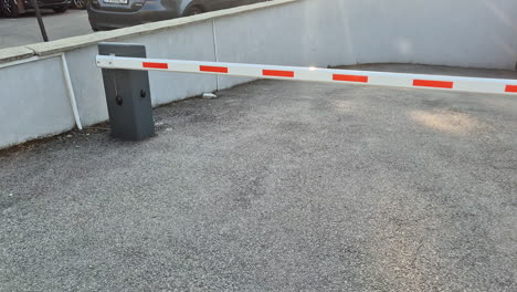 barrier for underground car parking