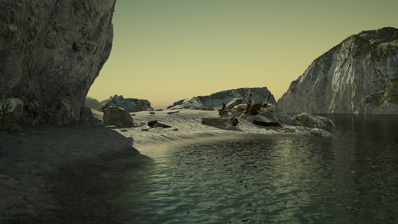 acantilados de piedra arenisca en un día soleado