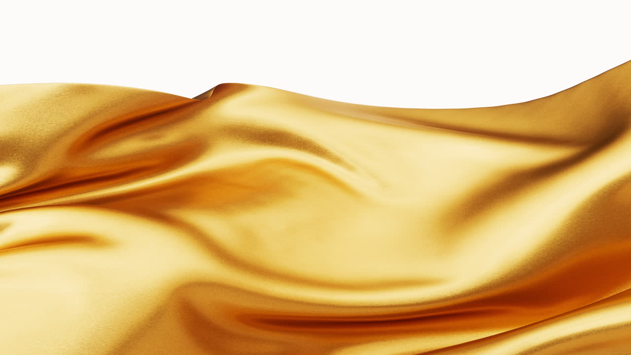 Sfondo in tessuto a onde fluide, rendering 3D