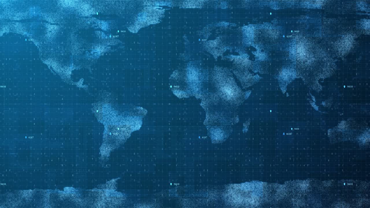 4K Science Internet and Business technology Loop background