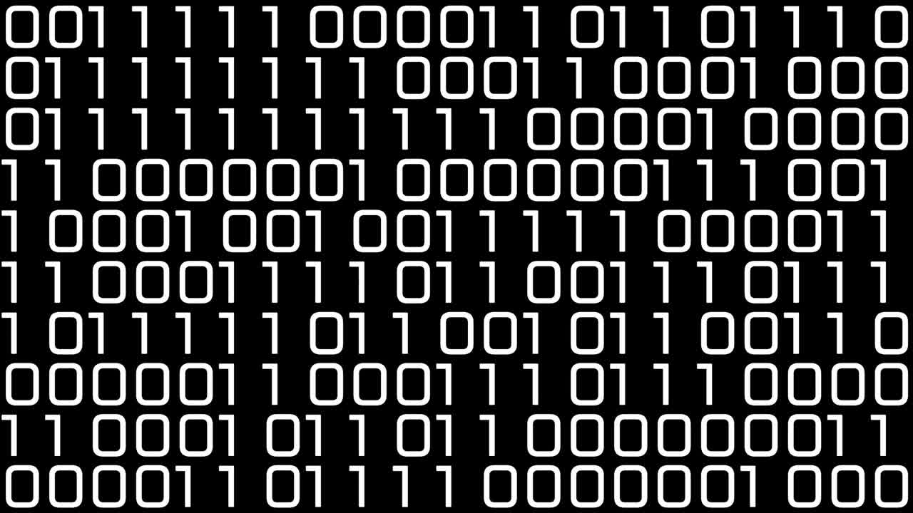 telón de fondo de números binarios