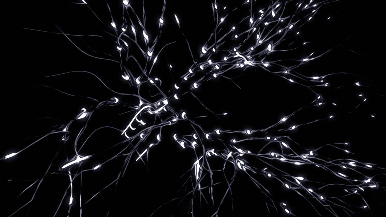 Abstract Neural Network Illustration