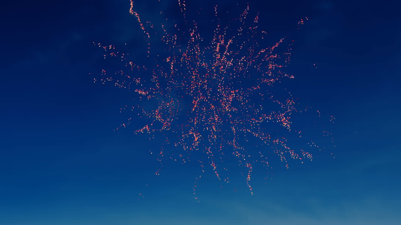 하늘에 불꽃놀이