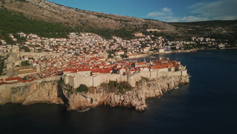aerial view of dubrovnik, croatia