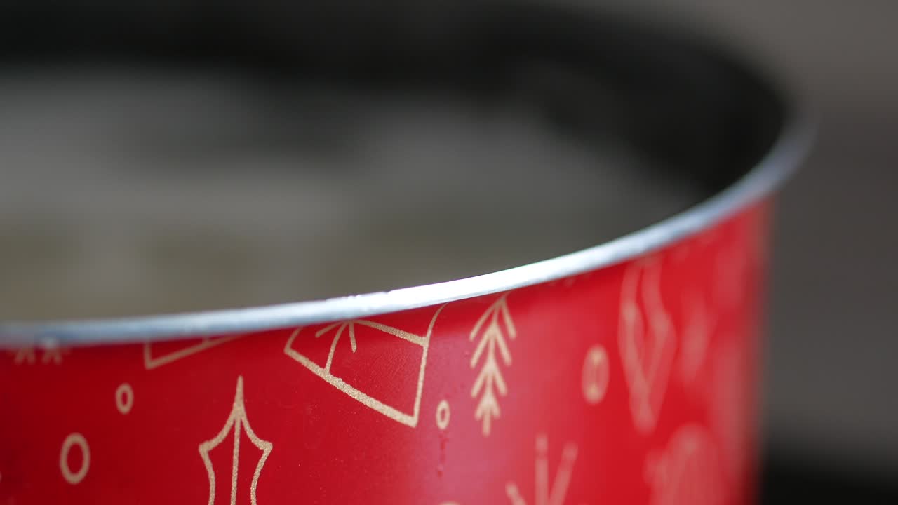 크리스마스 디자인의 빨간 비