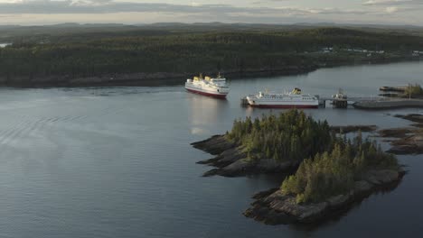 Toma-Estática-Del-Muelle-Del-Ferry