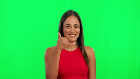 Green-screen-phone-gesture