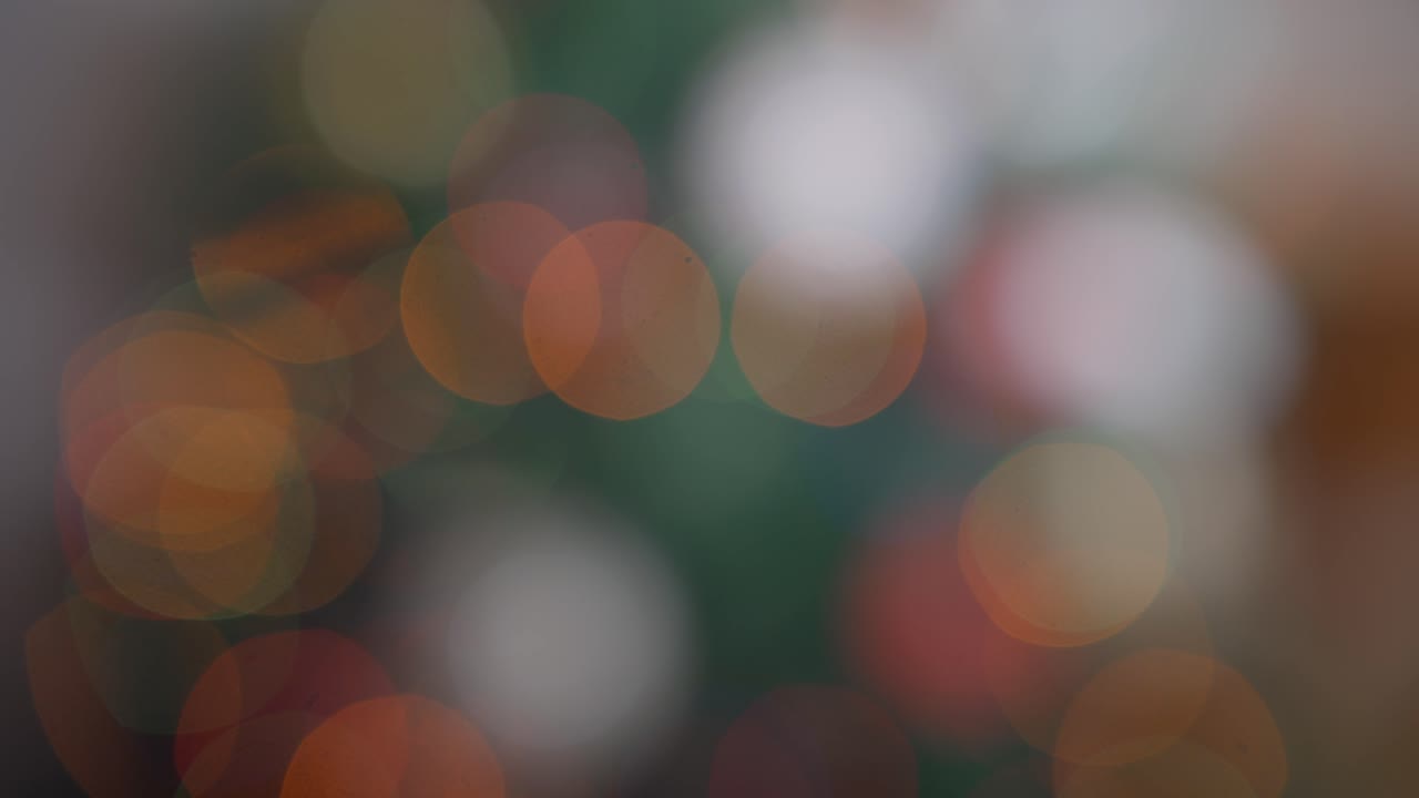 Abstract Bokeh Christmas Lights