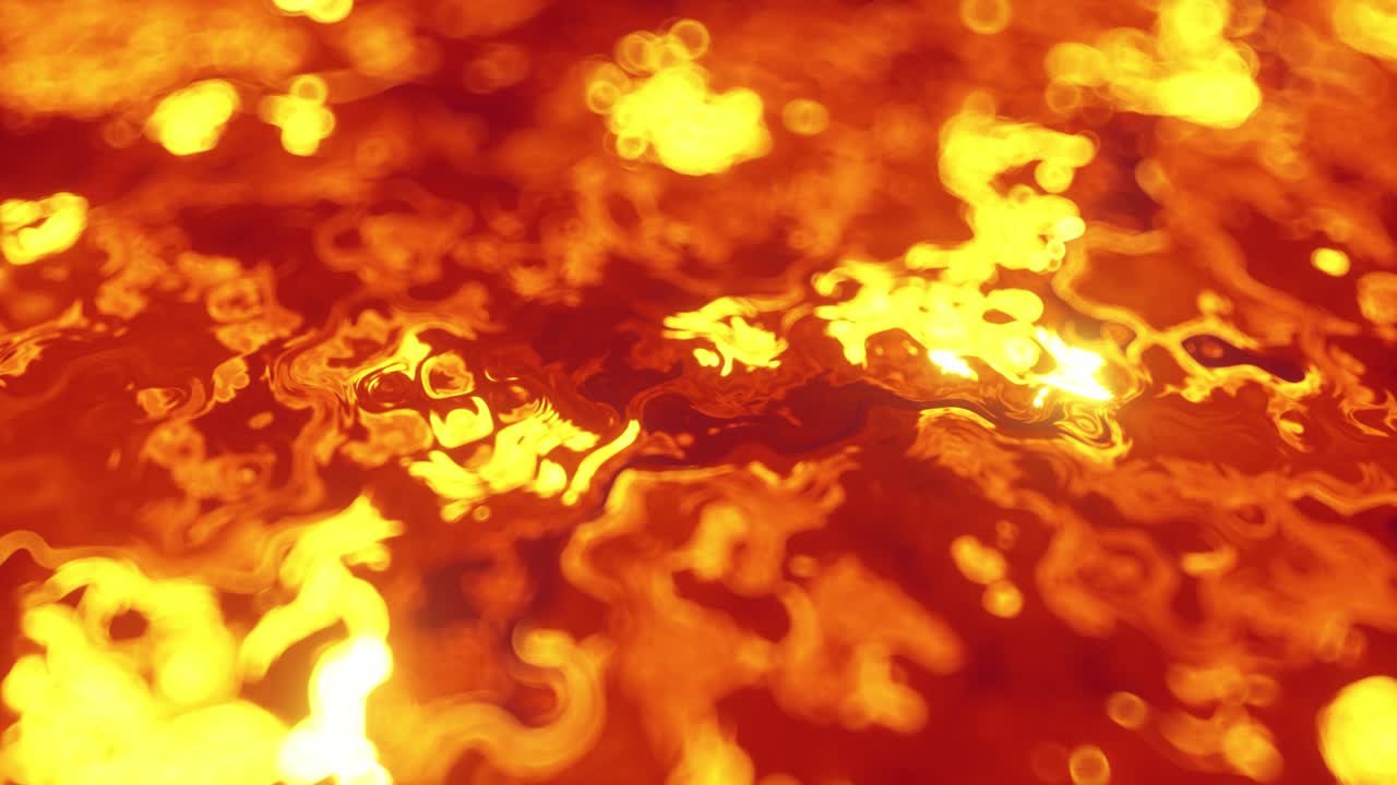 녹은 용암 흐름