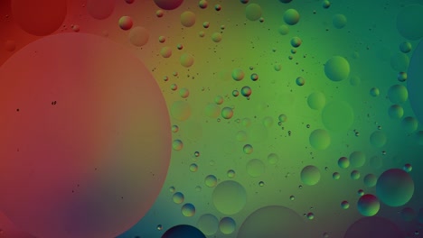 burbujas abstractas de colores