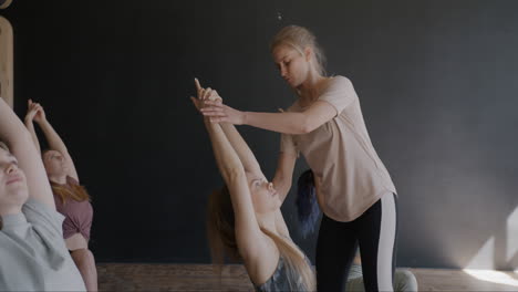 yoga class for women