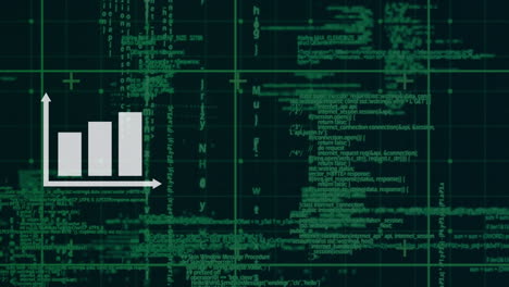 animation of statistics over data processing