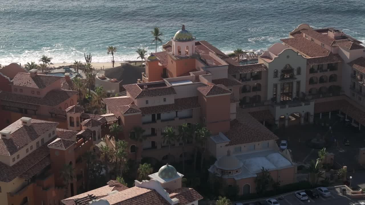 hacienda del mar los cabos с видом на океан, роскошный курорт - наклон вниз восходящий воздушный показатель