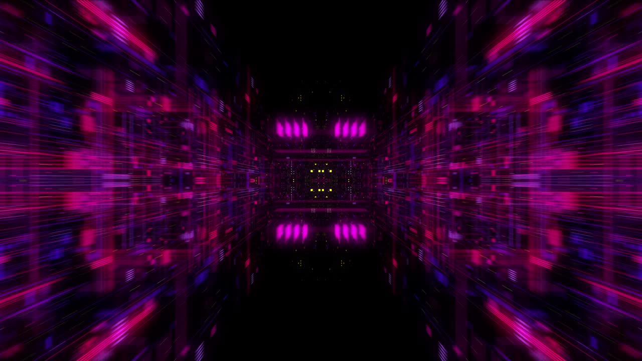 Abstract creative virtual reality cyberspace background.