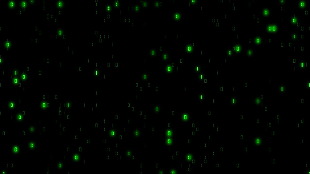 Abstract background with binary code