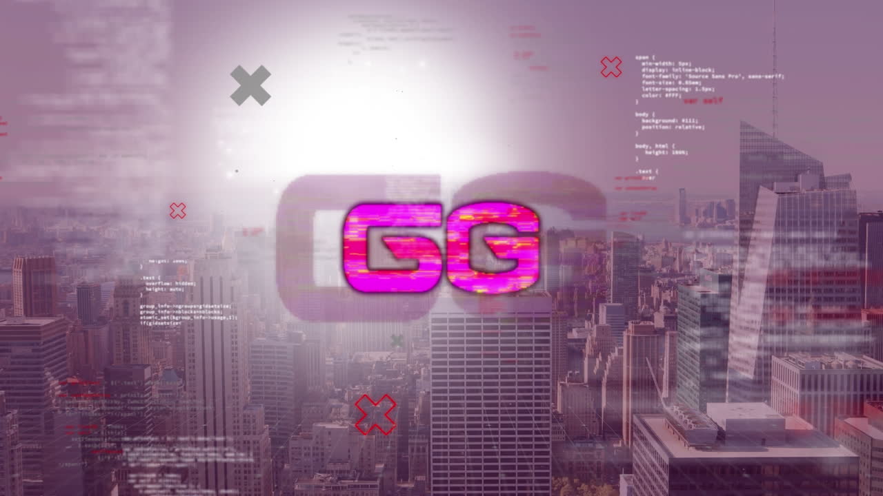 6g 텍스트 및 데이터 처리의 애니메이션