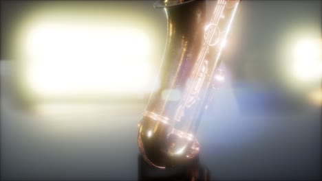 close up saxophone jazz instrument