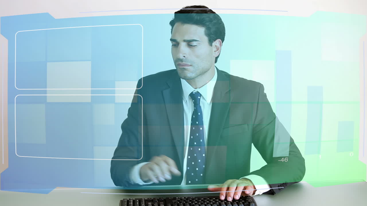 video de personas de negocios en el escritorio