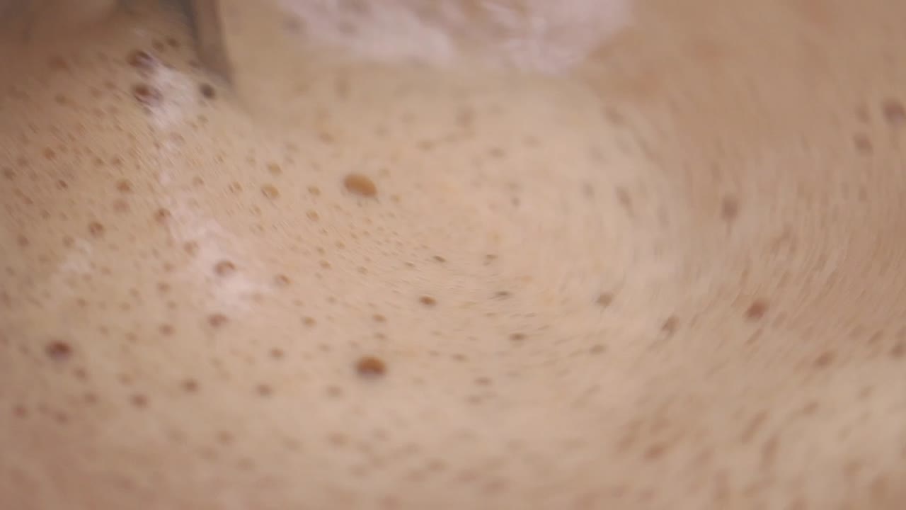 Close-up of Coffee Foam