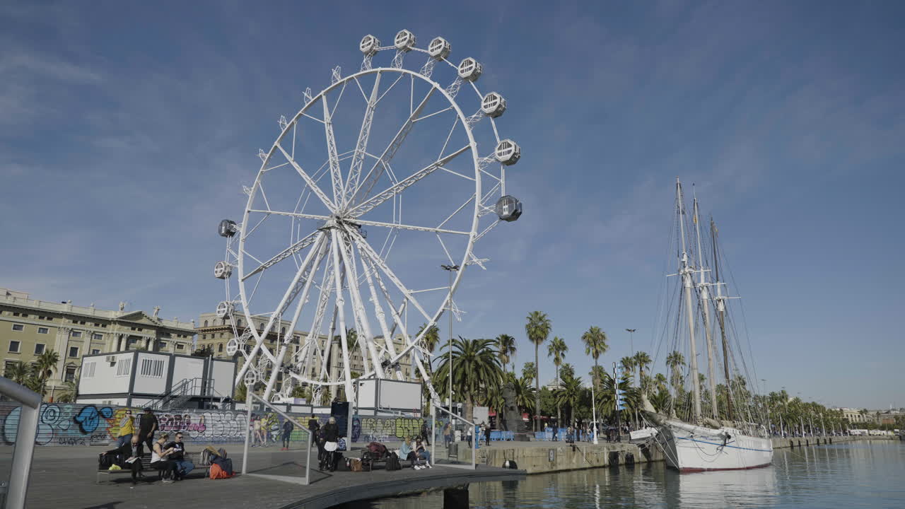 Ferris Wheel at Barcelona Port