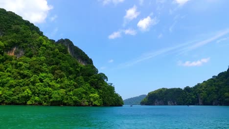 Lancha-Rápida-En-La-Isla-De-Langkawi,-Malasia