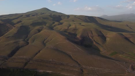 Flying-over-the-mountain-with-the-drone