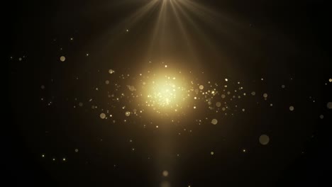 el fondo de la luz abstracta falle con partículas.