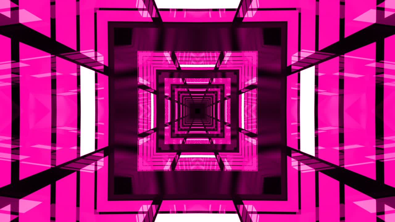 corredor de bucle abstracto digital rosado