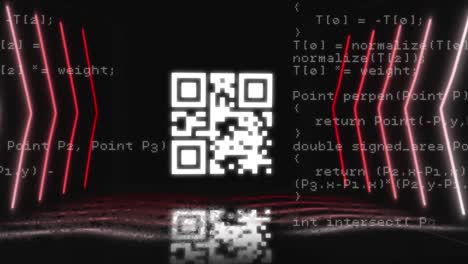 QR-Code-Scanner-Mit-Neonelementen-Gegen-Datenverarbeitung