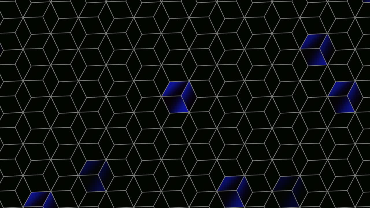 cubos de movimiento con fondo abstracto 2