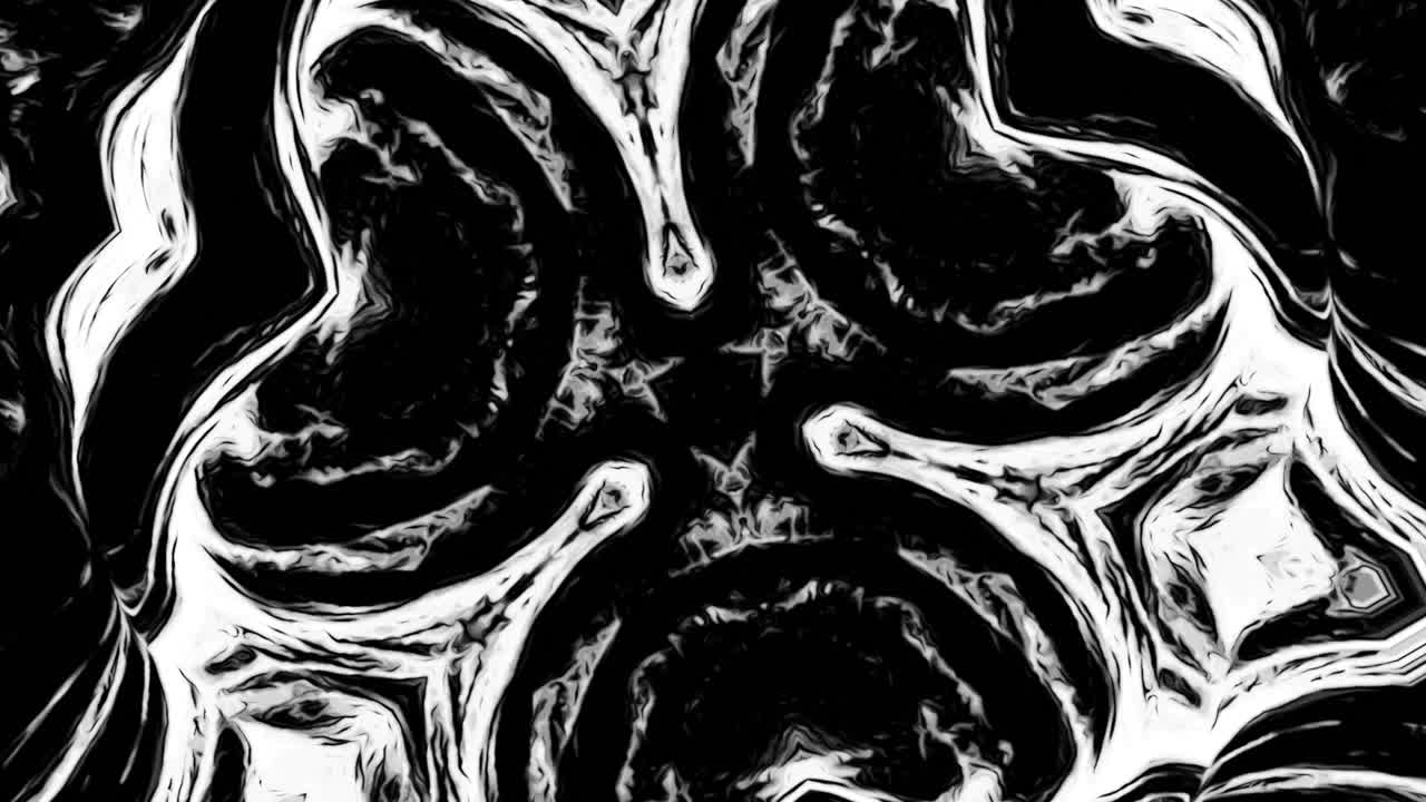Modelli geometrici astratti in bianco e nero