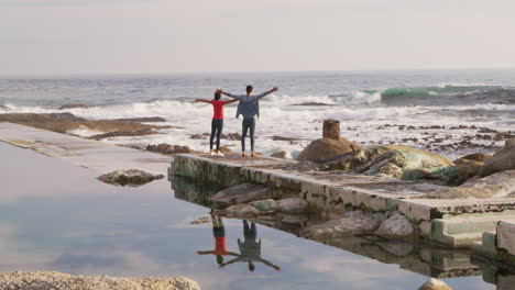 young couple enjoying free time together