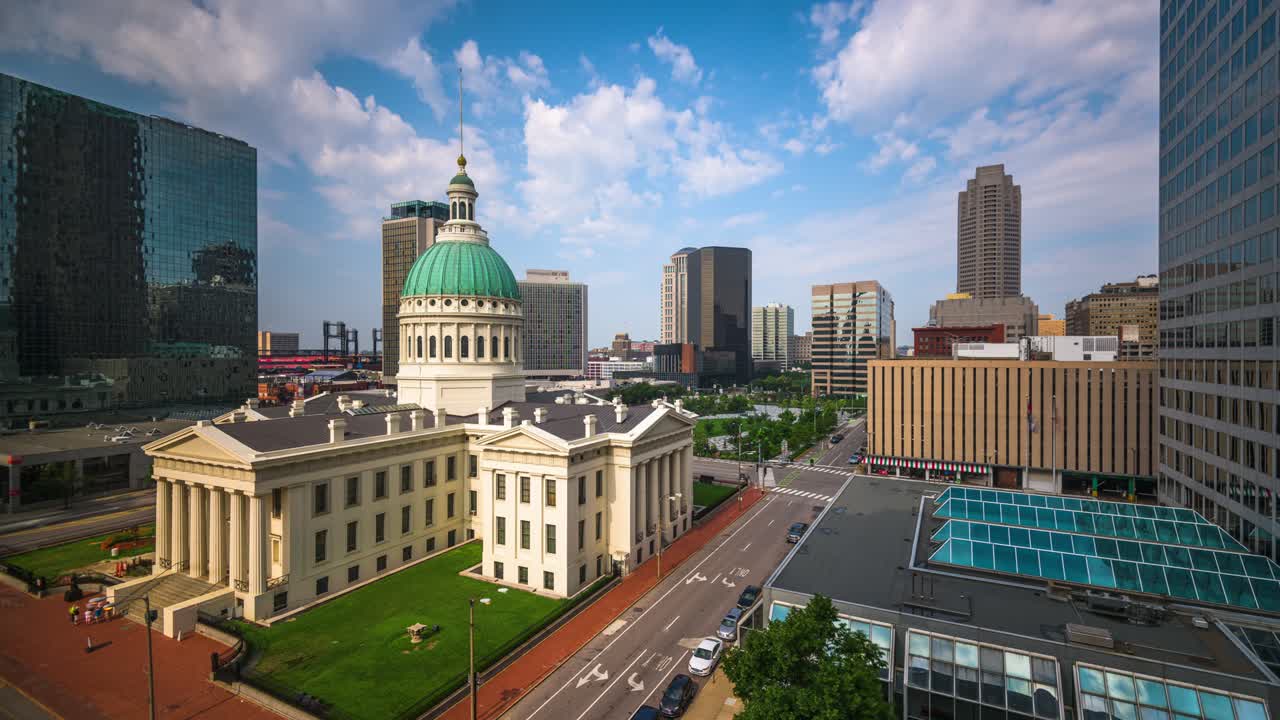 сент-луис, штат миссури, сша в центре города в здании суда