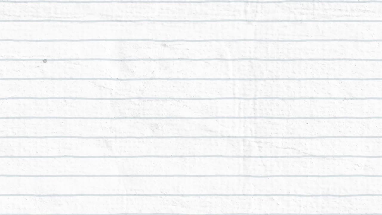 Digital animation of test tubes icon moving against white line paper in background