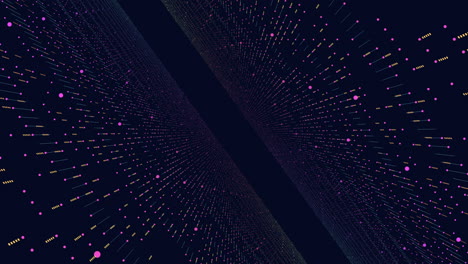 Futuristic-tunnel-in-galaxy-from-dots-and-lines-in-wall-from-rainbow-color