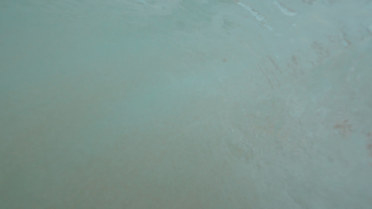 Ocean Waves and Beach Scene