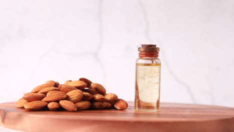 almond oil and almonds